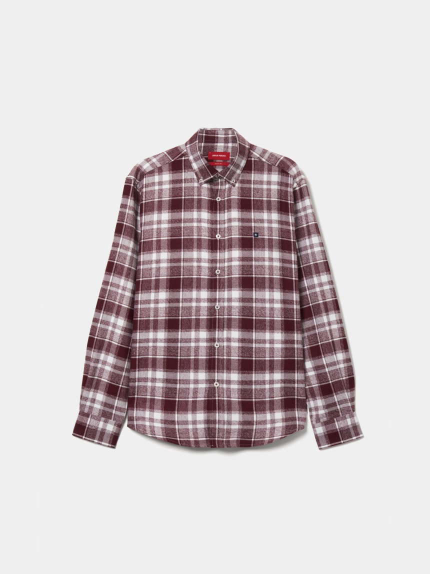 Camisa xadrez regular fit