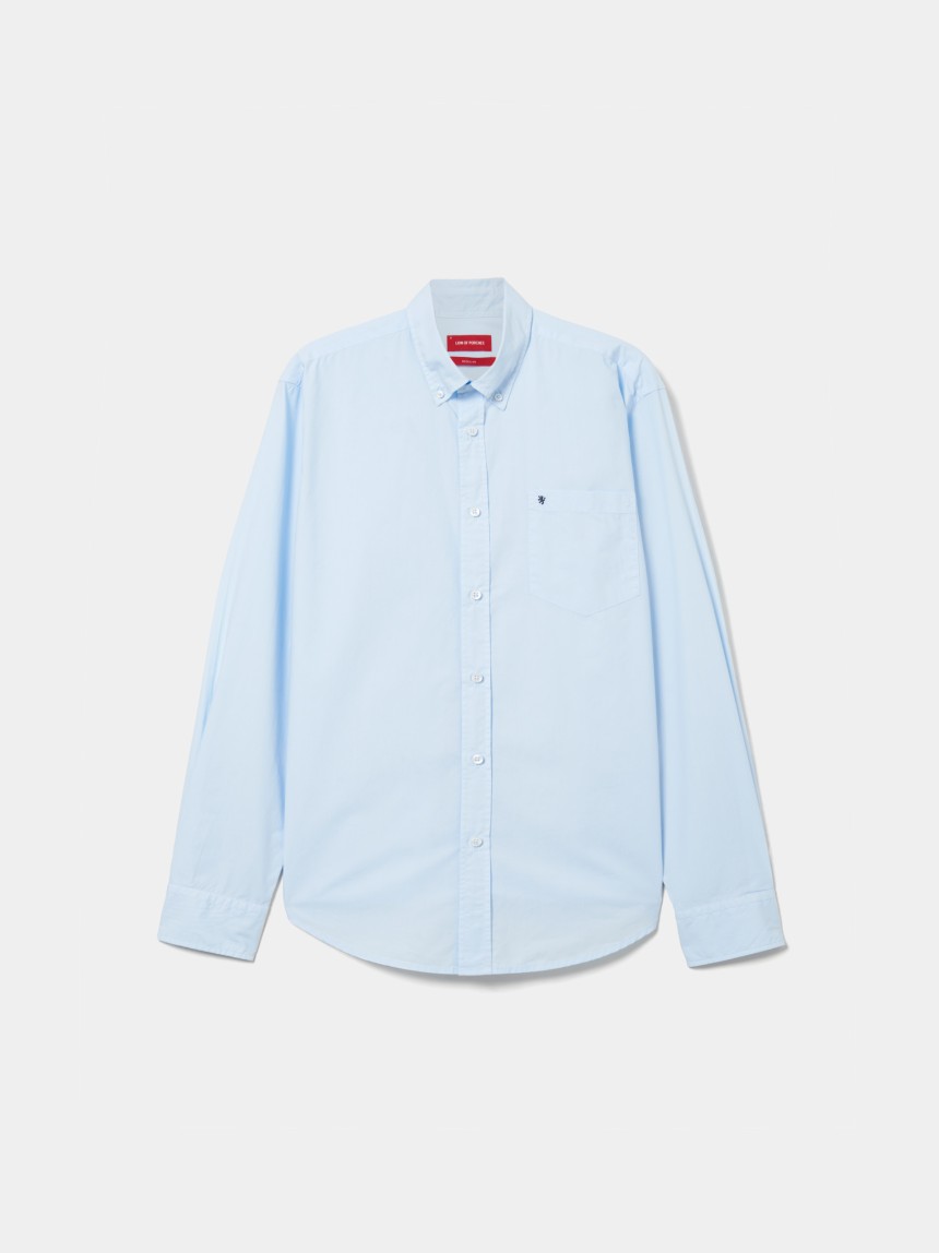 Camisa regular fit de algod�o