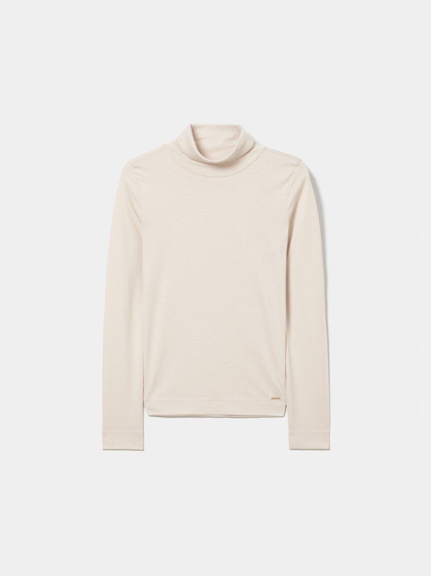 High-neck sweater