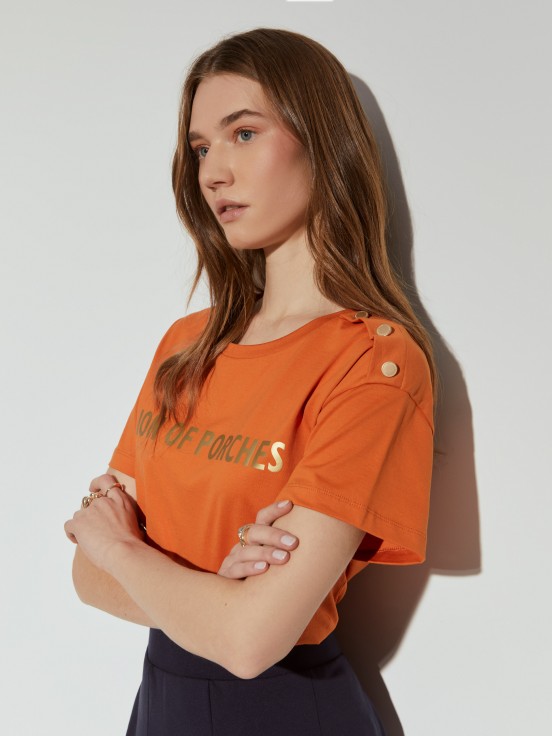 Camiseta de algodn Len de Porches