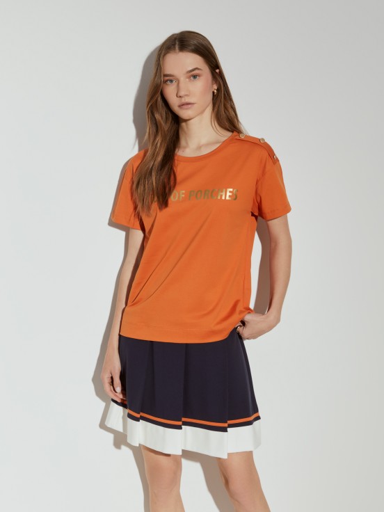 Camiseta de algodn Len de Porches