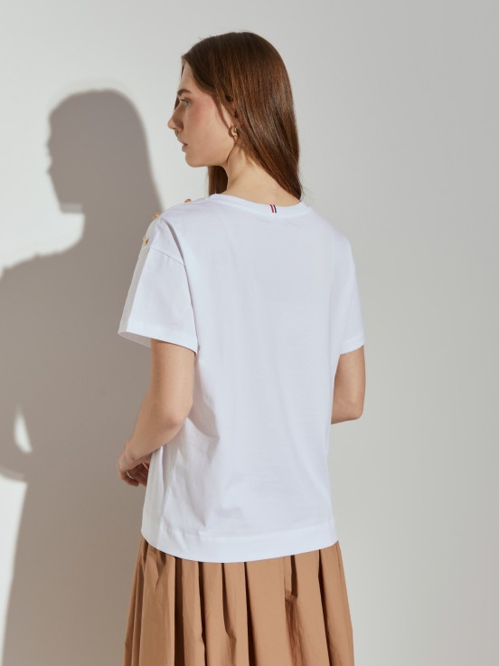 Camiseta de algodn Len de Porches