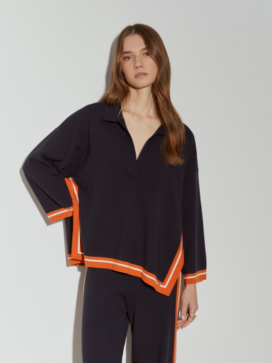 Camisola de malha oversize