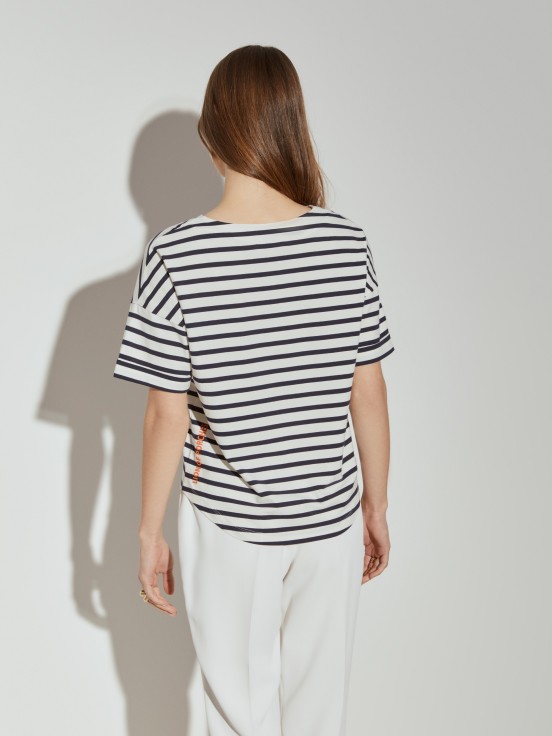 T-shirt s riscas