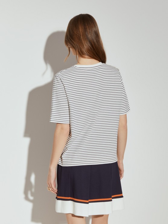 Striped short sleeve t-shirt