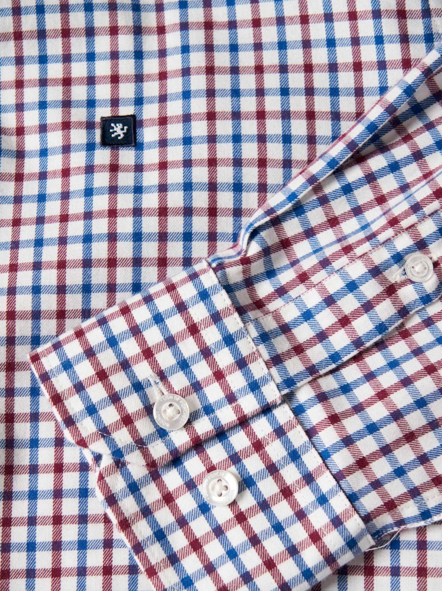 Slim fit check shirt