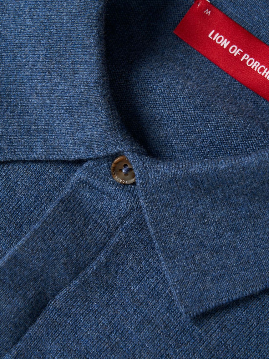 Long-sleeved polo shirt