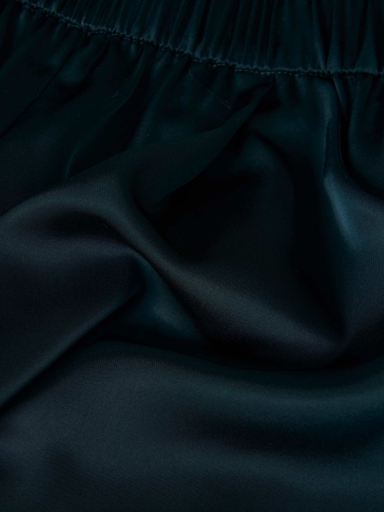 Calas wide leg acetinadas