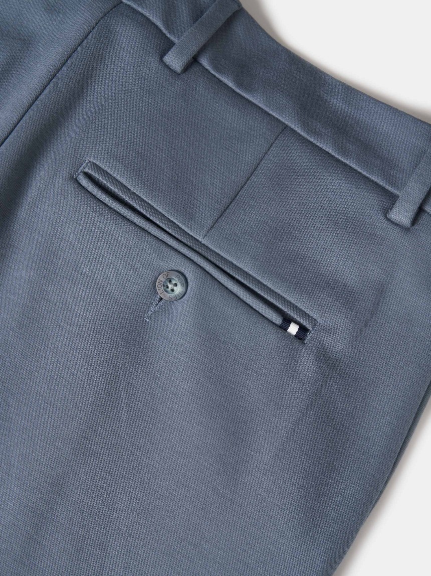Creased chino pants