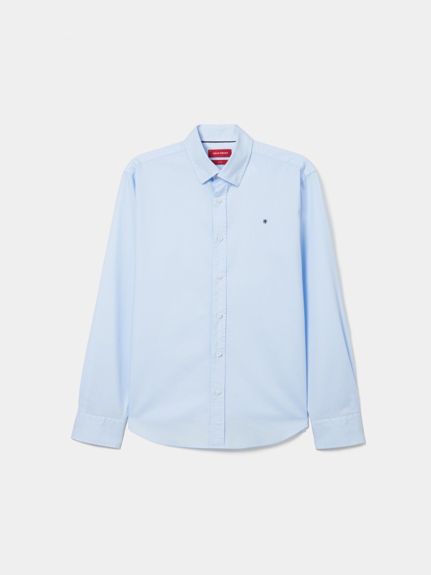 Camisa slim fit de algod�o