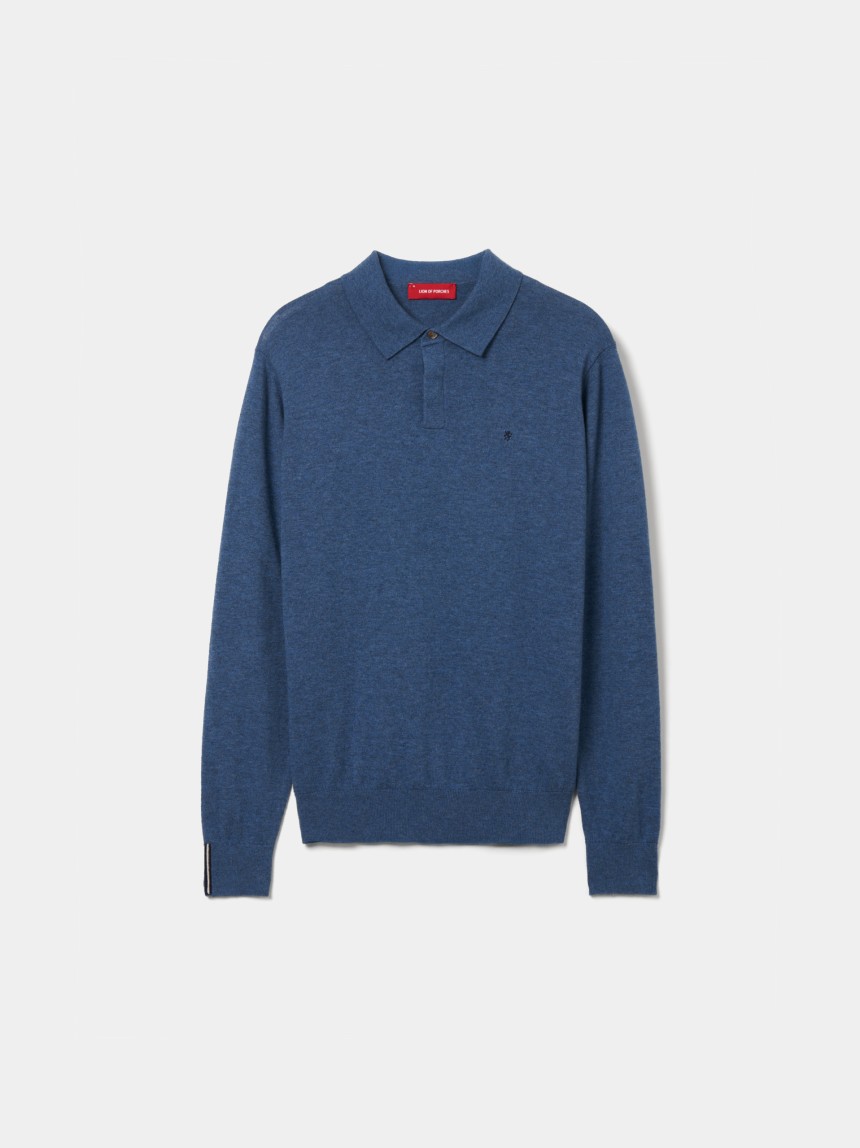 Long-sleeved polo shirt