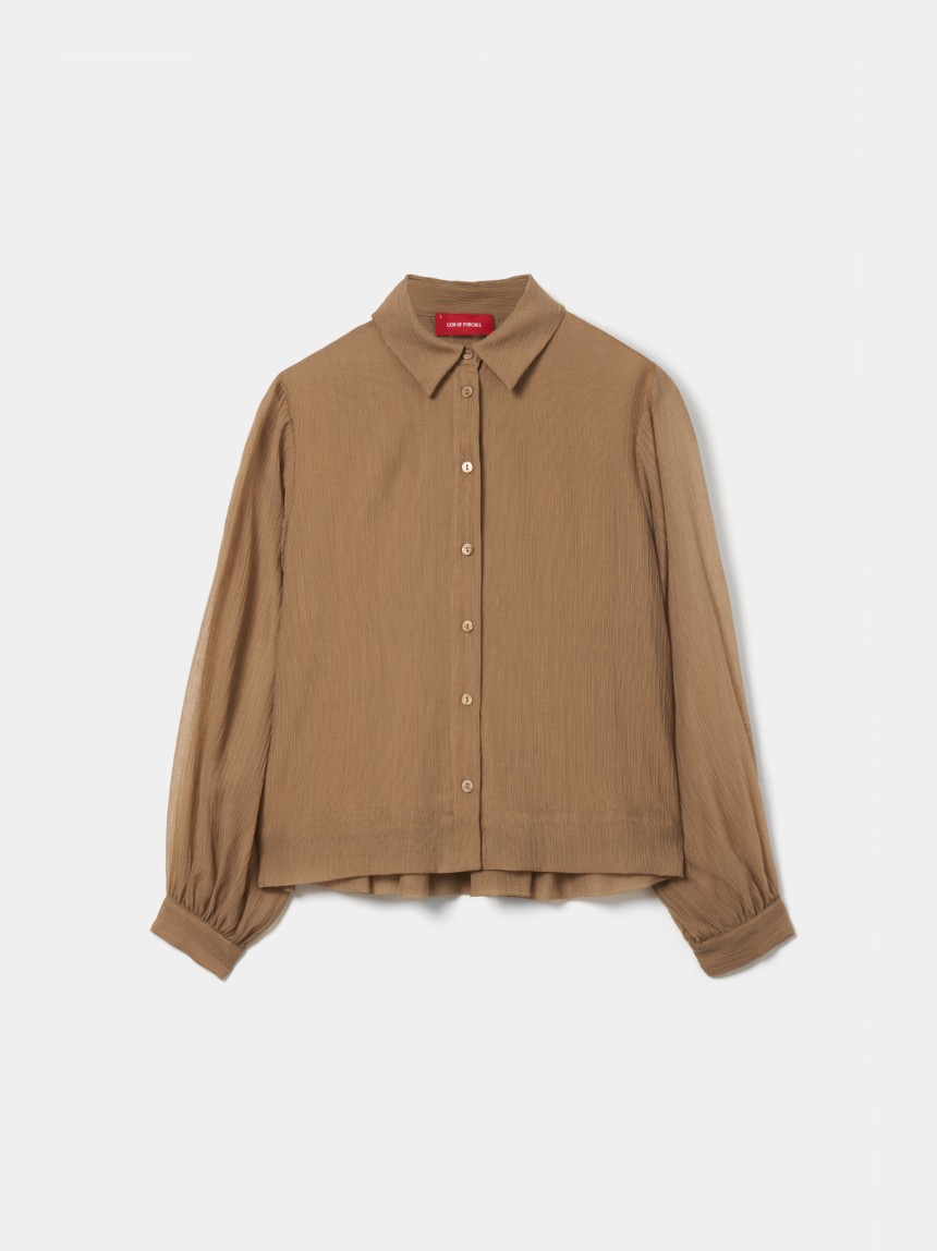 Camisa curta fluida