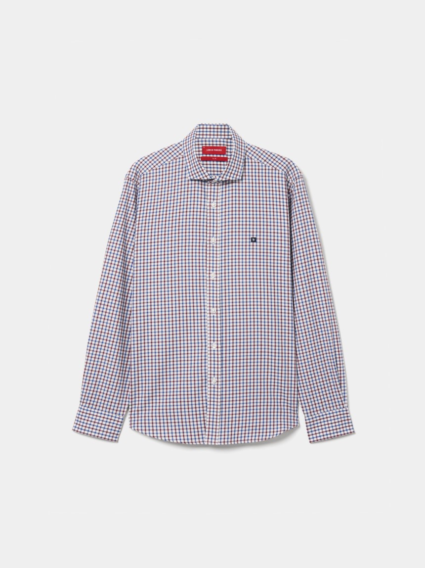 Slim fit check shirt