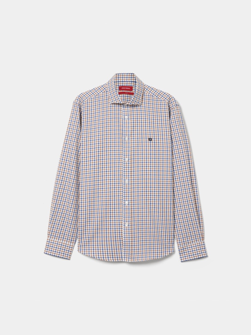 Slim fit check shirt