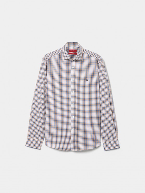 Slim fit check shirt