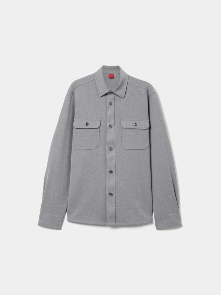 Sobrecamisa com bolsos