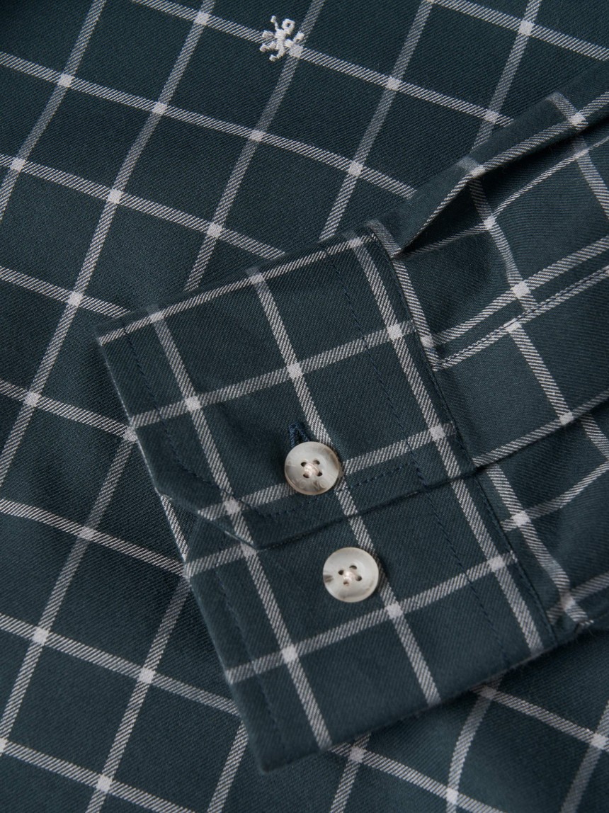 Camisa xadrez slim fit