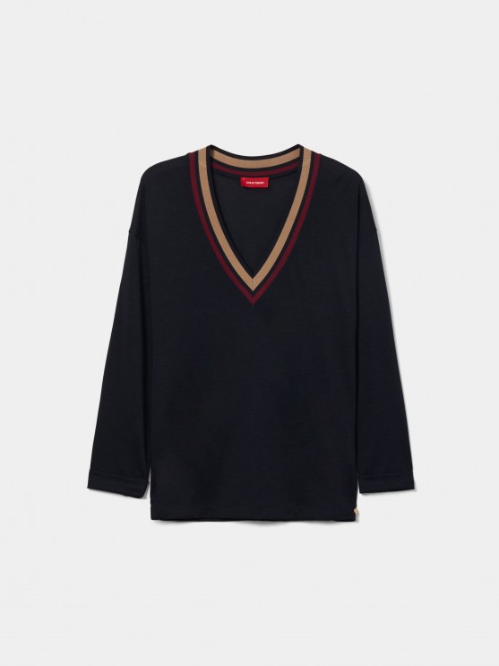 Sudadera de lyocell y algodn