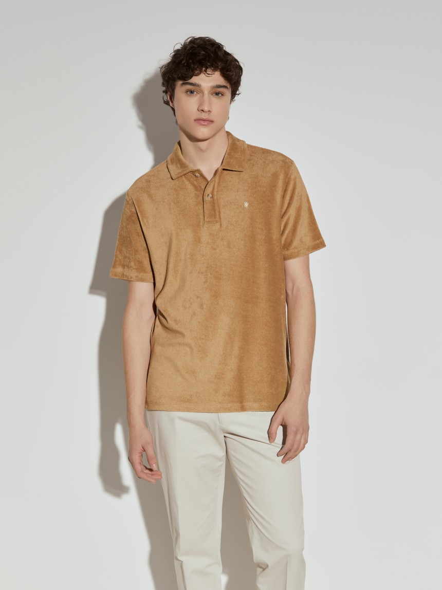 Turkish knit polo shirt