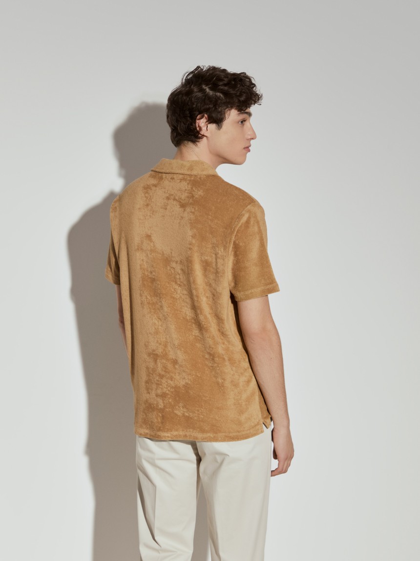 Turkish knit polo shirt