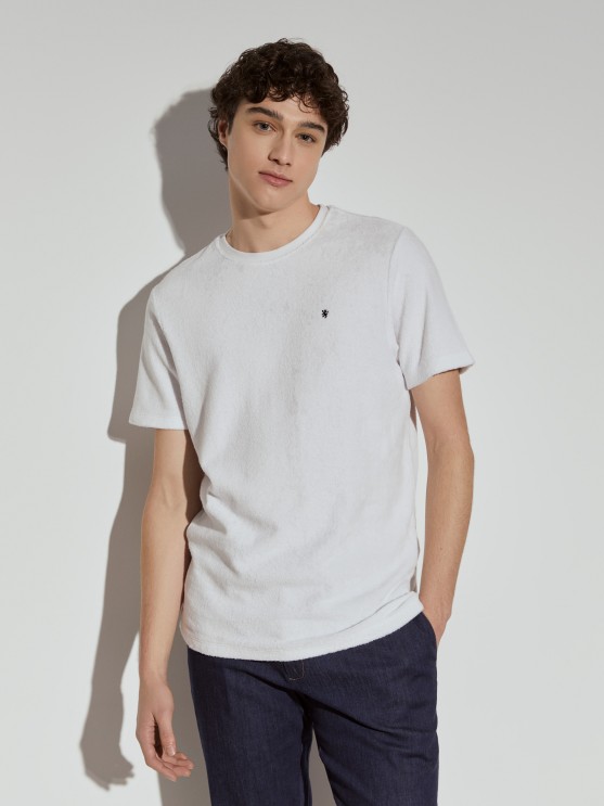 T-shirt em malha turca