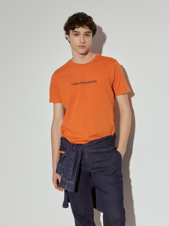 T-shirt manga curta Lion of Porches