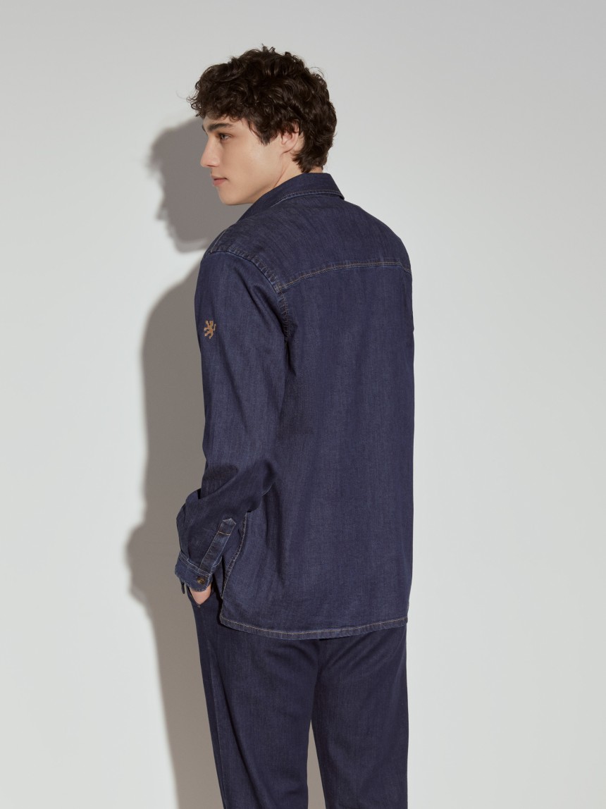 Denim overshirt