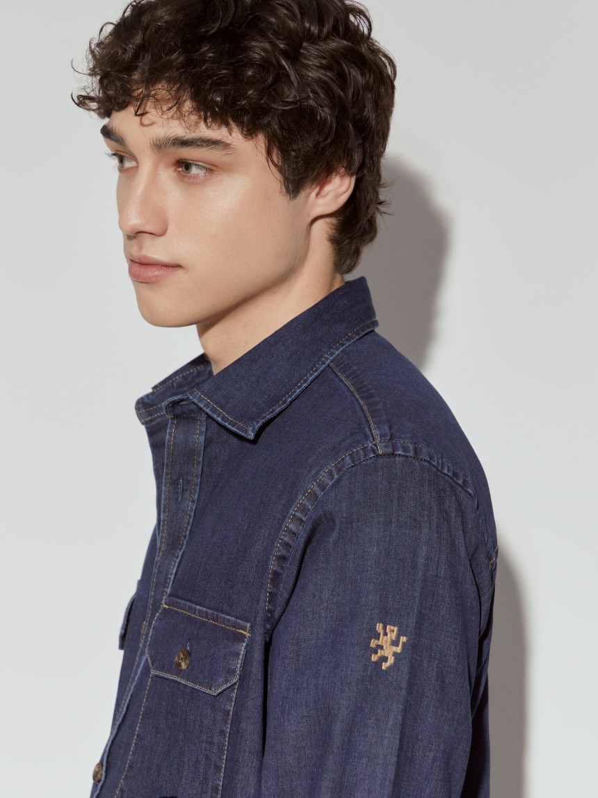 Denim overshirt