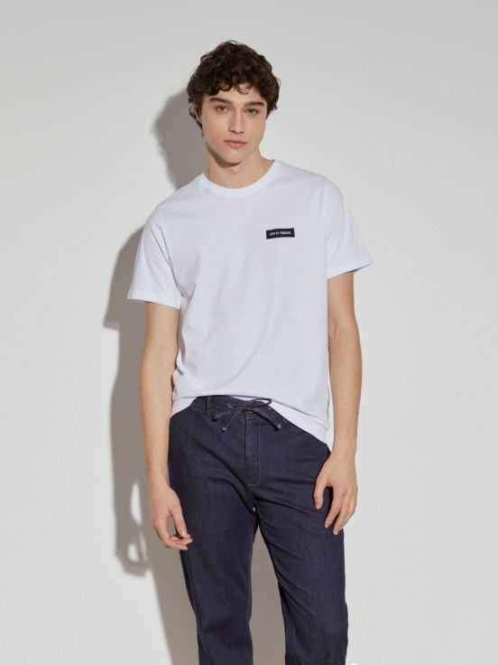 Camiseta bsica de algodn