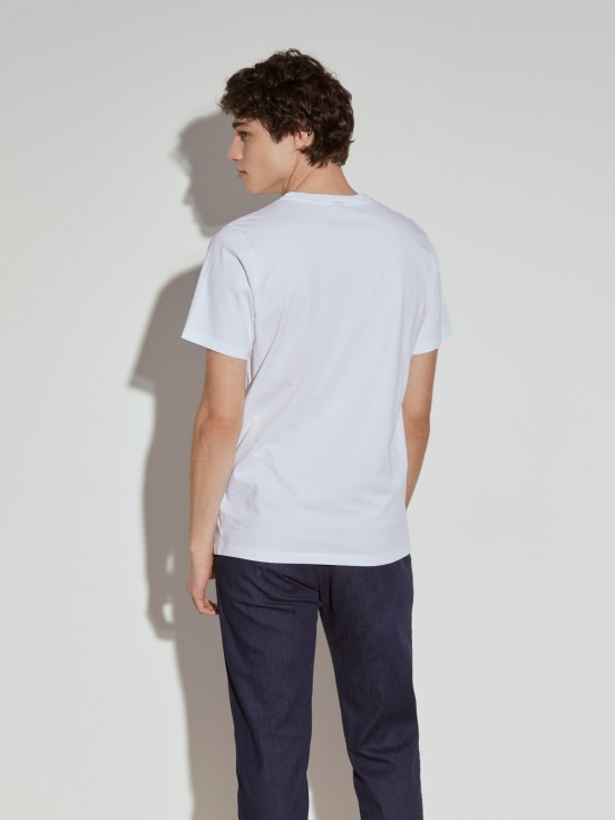 Camiseta bsica de algodn