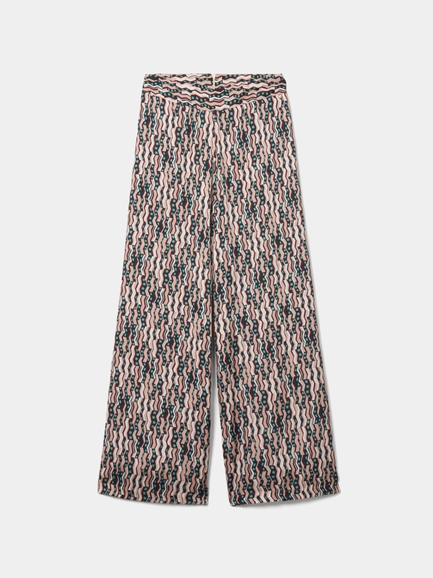 Printed palazzo pants