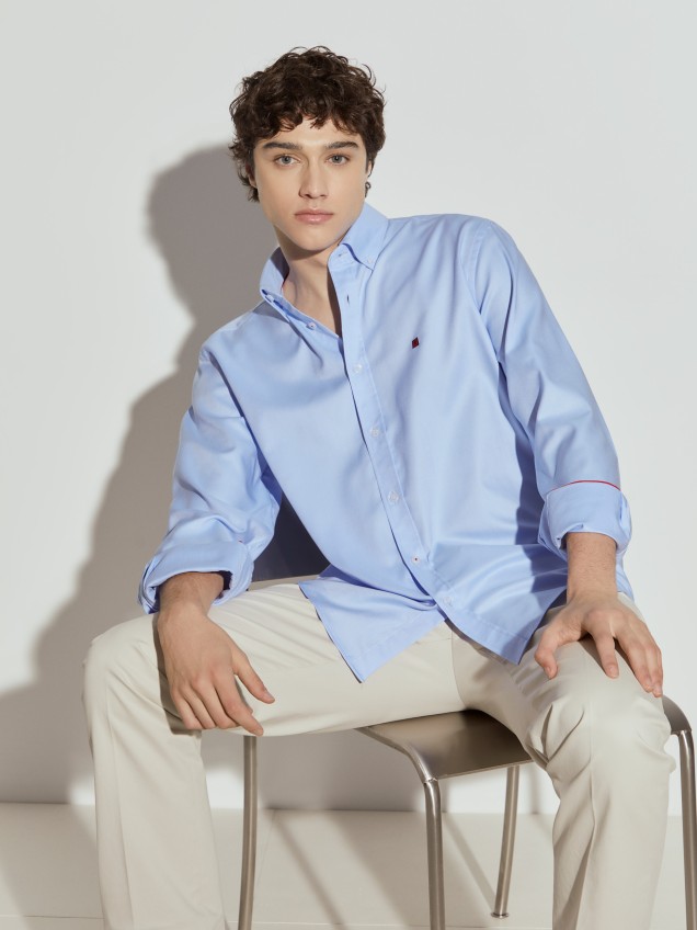 Camisa oxford regular fit