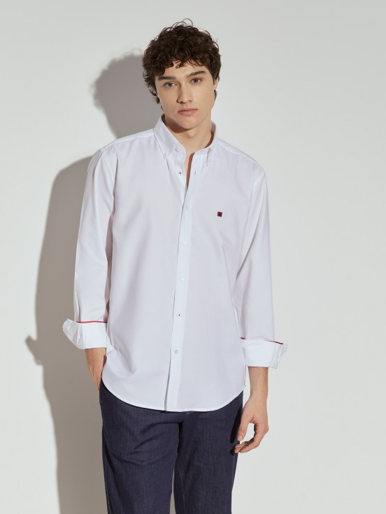 Camisa Oxford corte regular