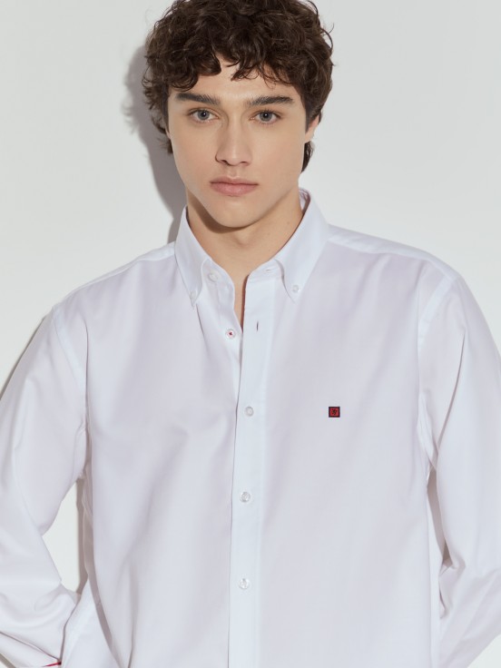 Camisa Oxford corte regular
