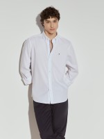 Camisa slim fit de algod�o
