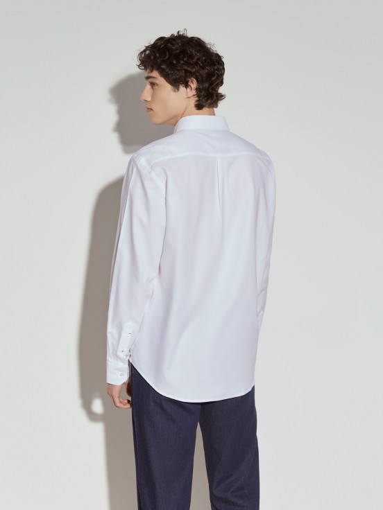 Camisa Oxford corte regular