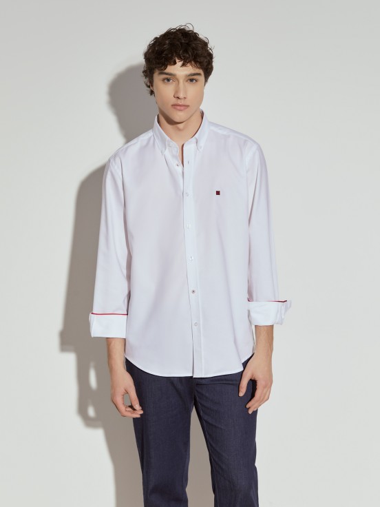 Camisa Oxford corte regular