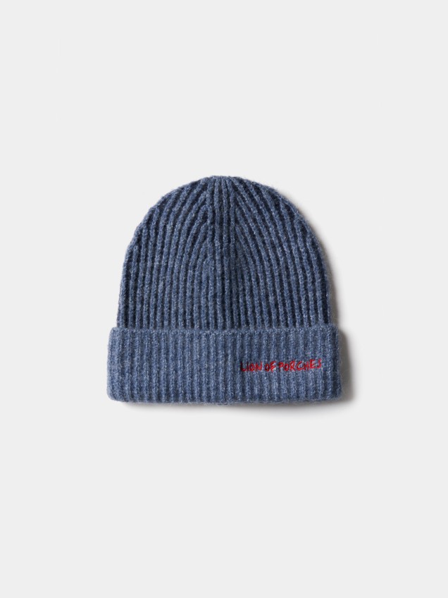 Gorro em malha canelada