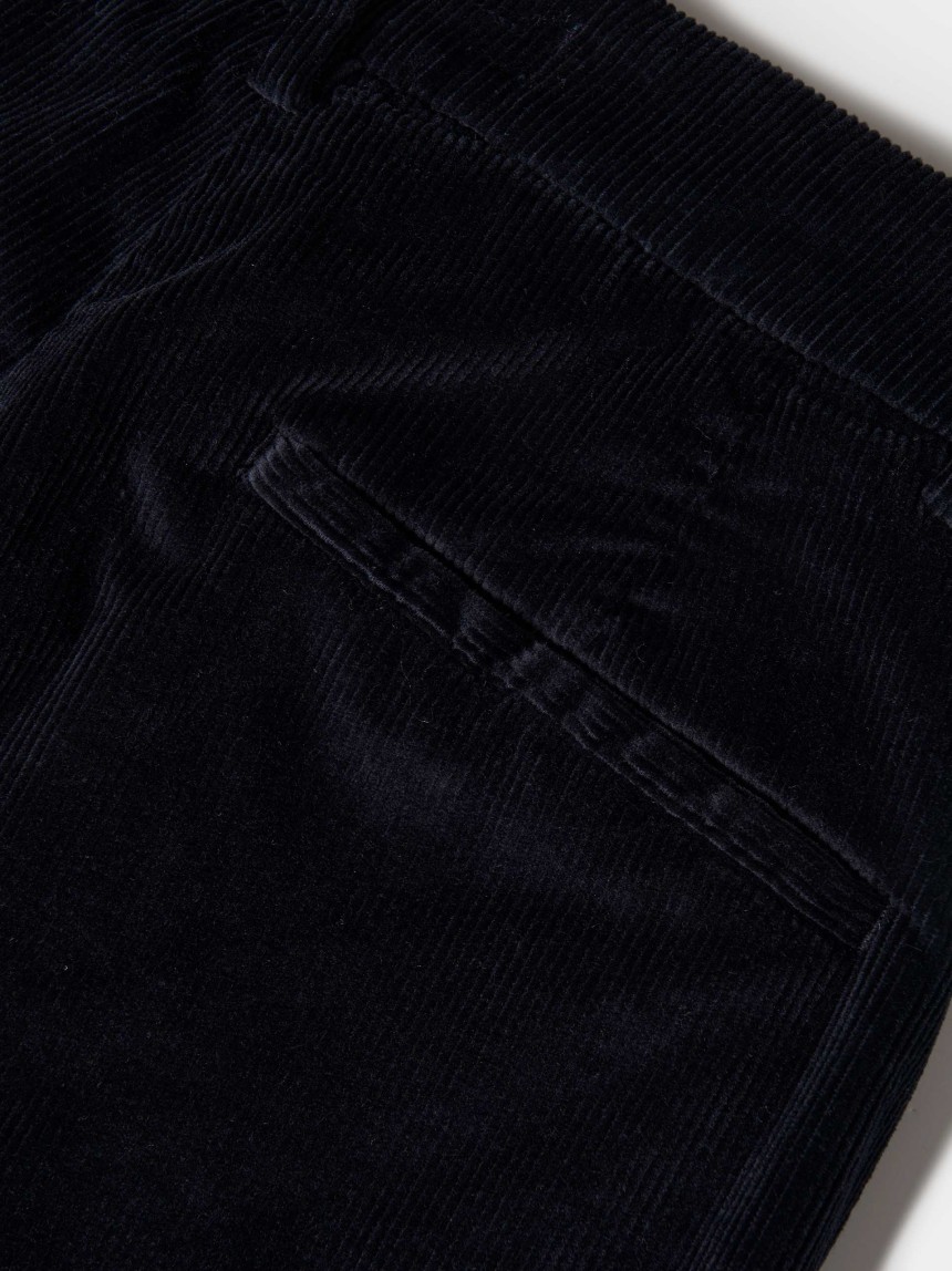 Wide leg corduroy pants