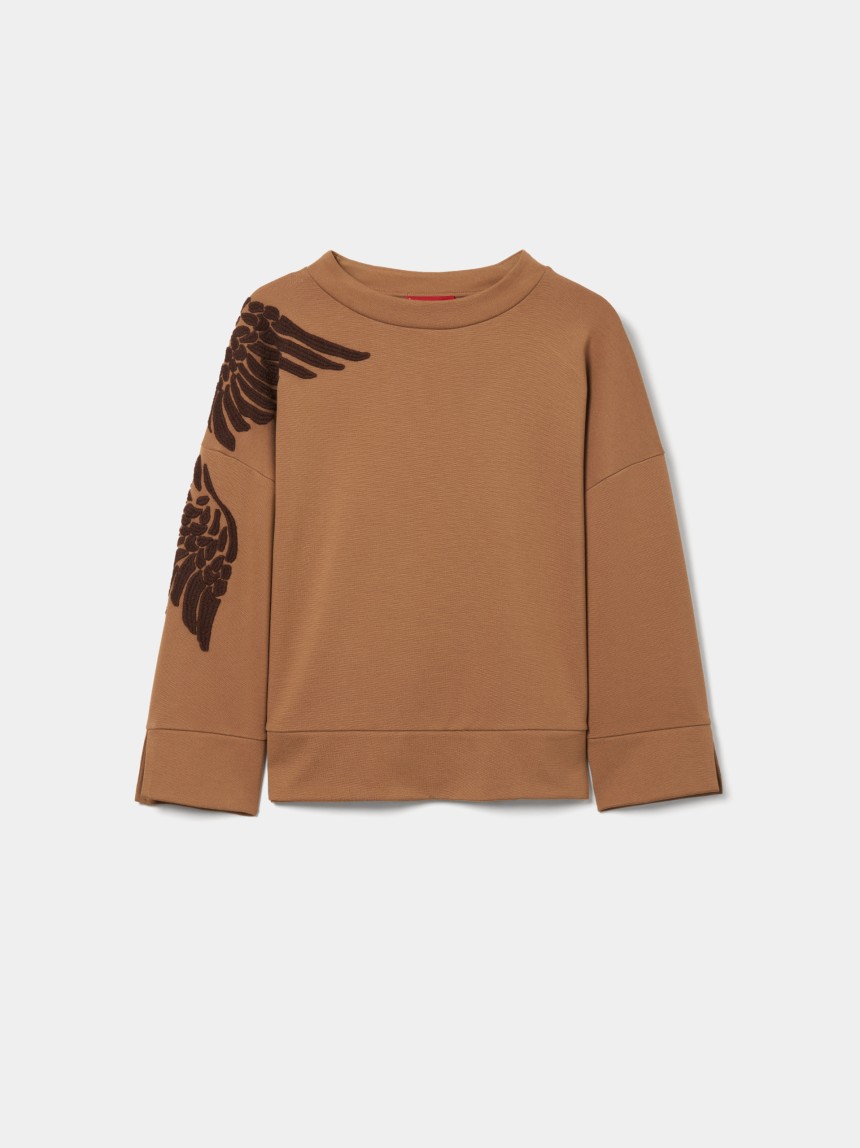 Embroidered sweater