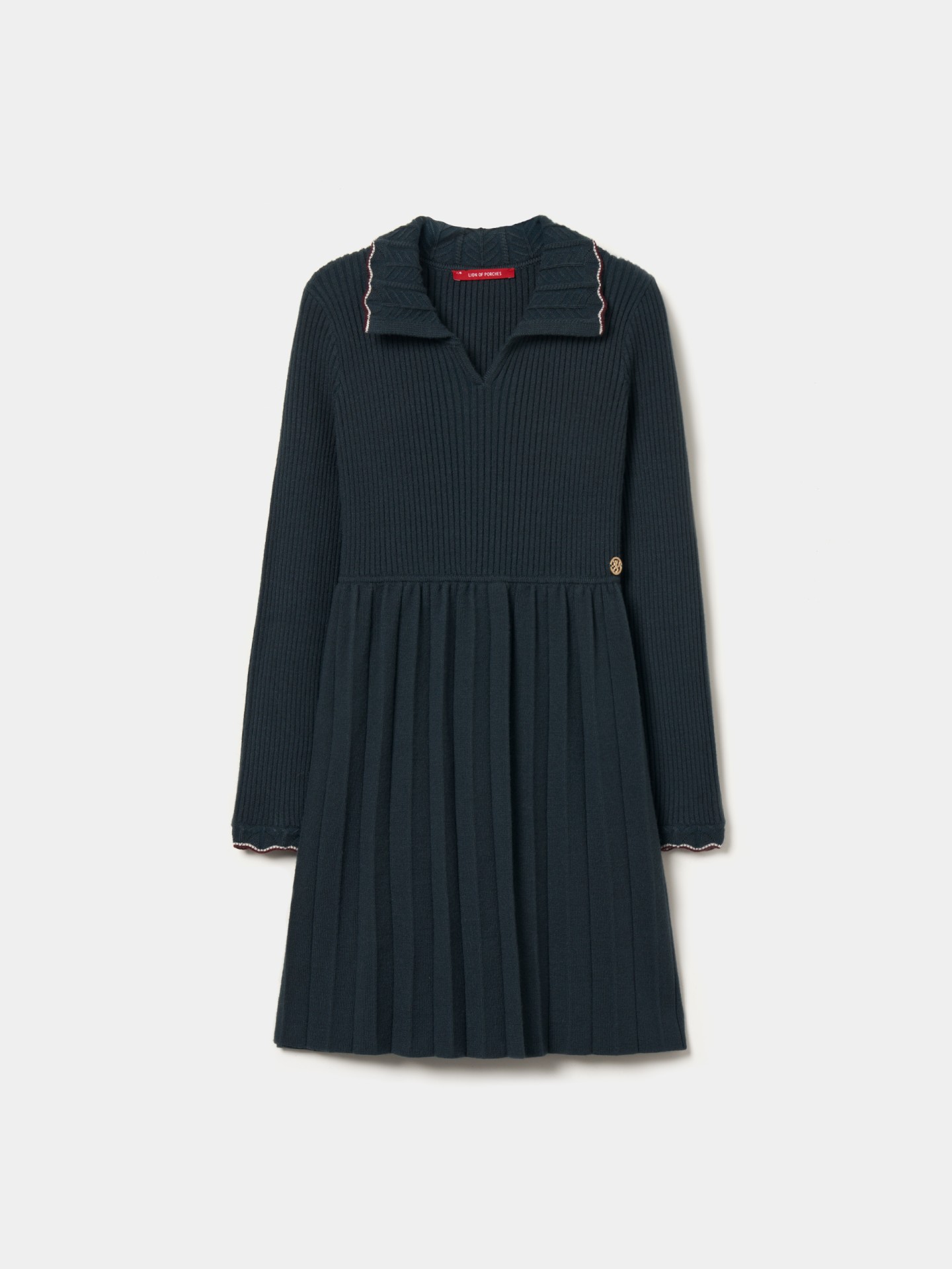 Vestido malha canelada