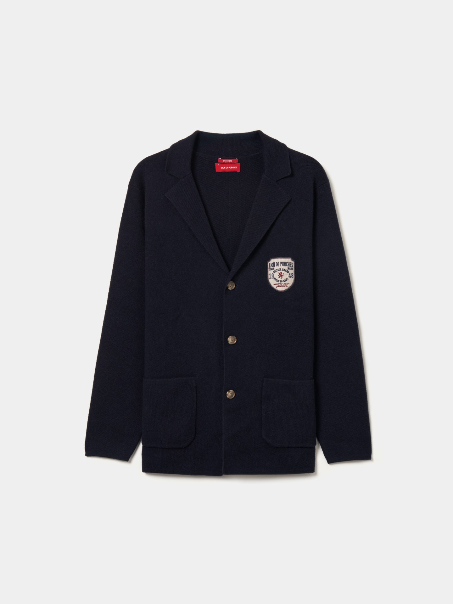 Blazer com emblema bordado