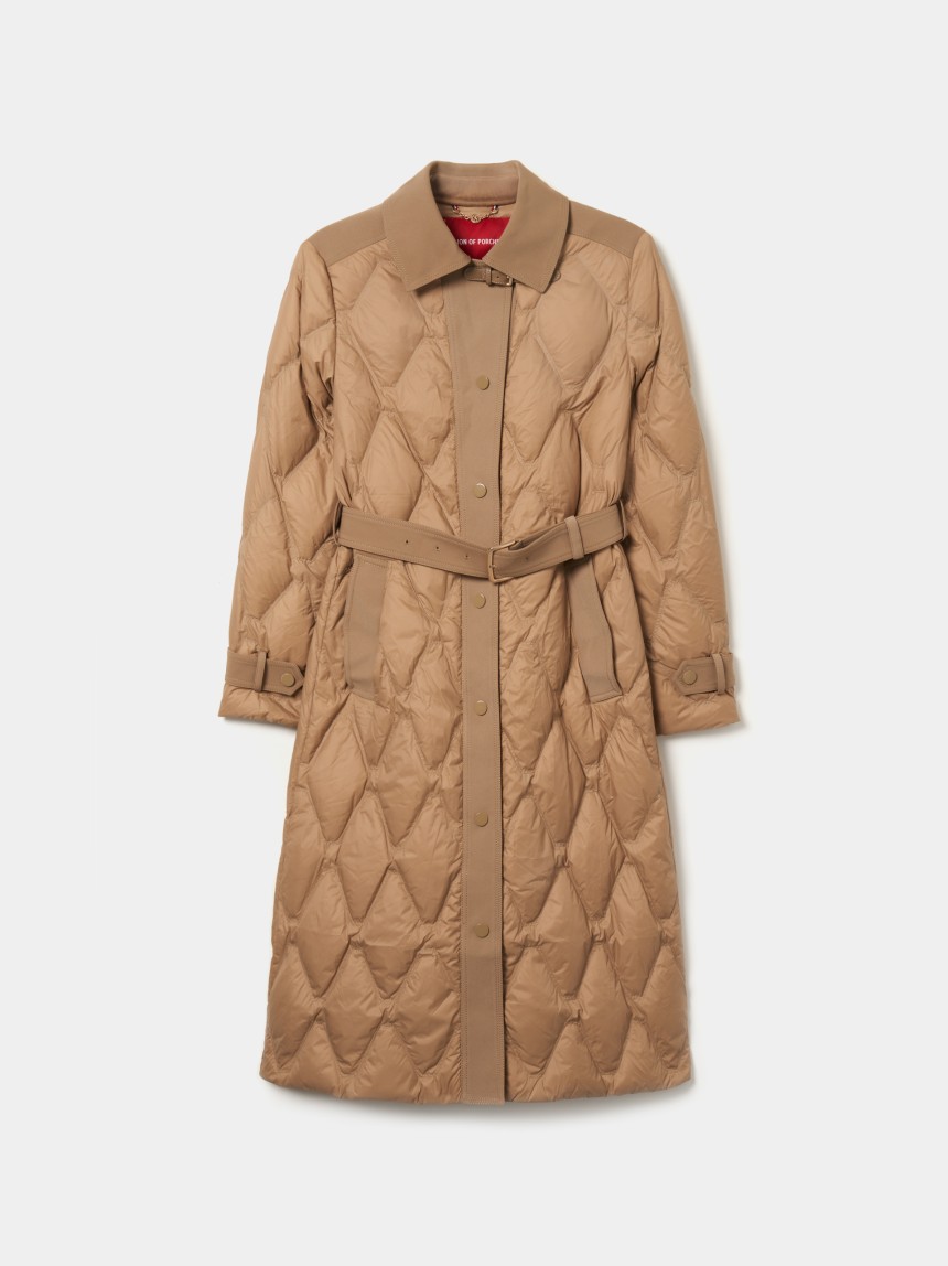 Quilted feather jacket