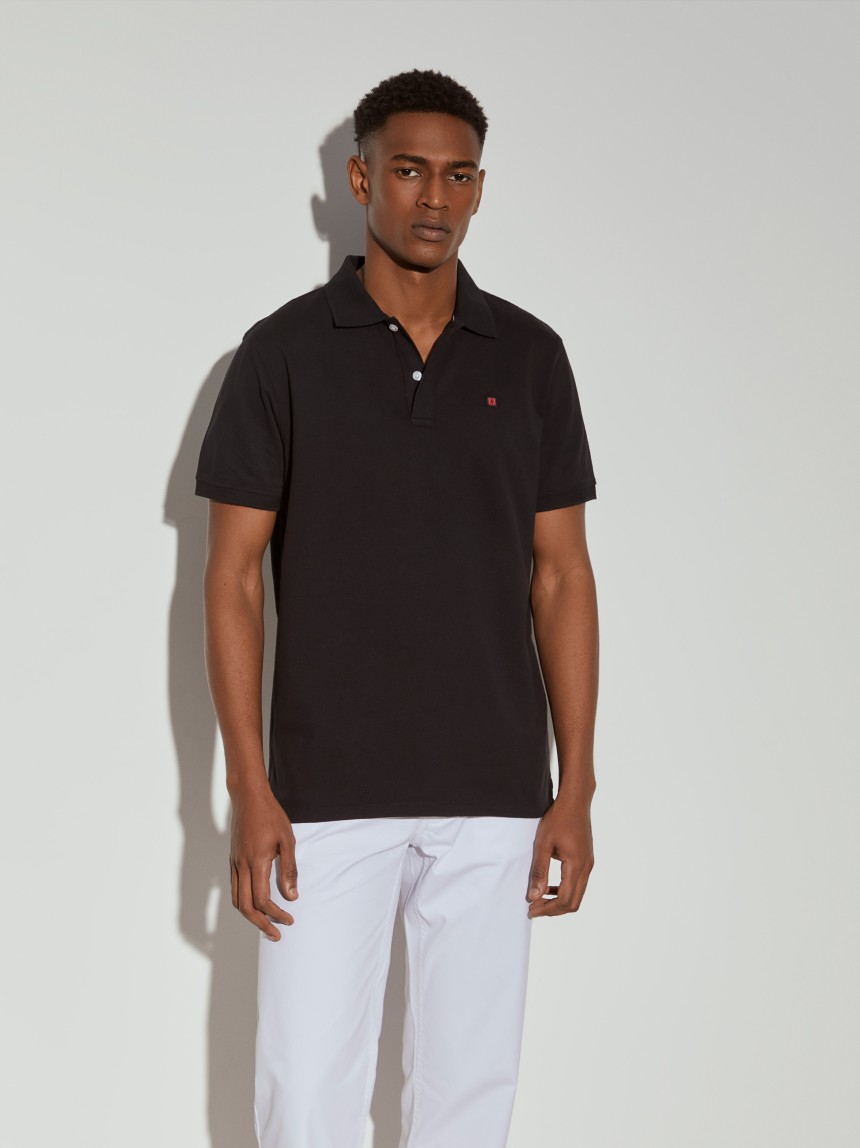 Cotton piqu� polo