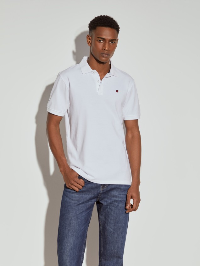 Cotton piqu� polo - Image product