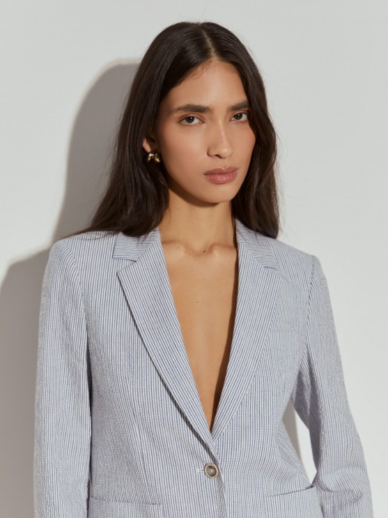 Striped blazer