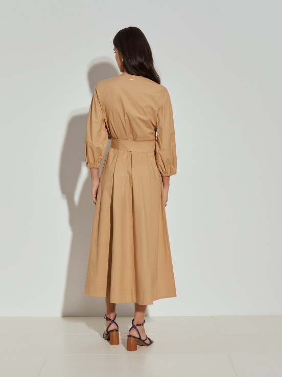 Vestido camisero midi
