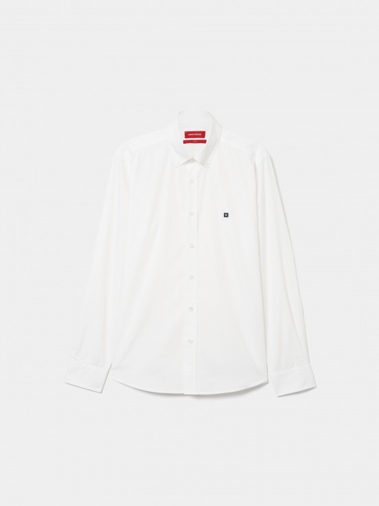 Camisa de algodn ajustada