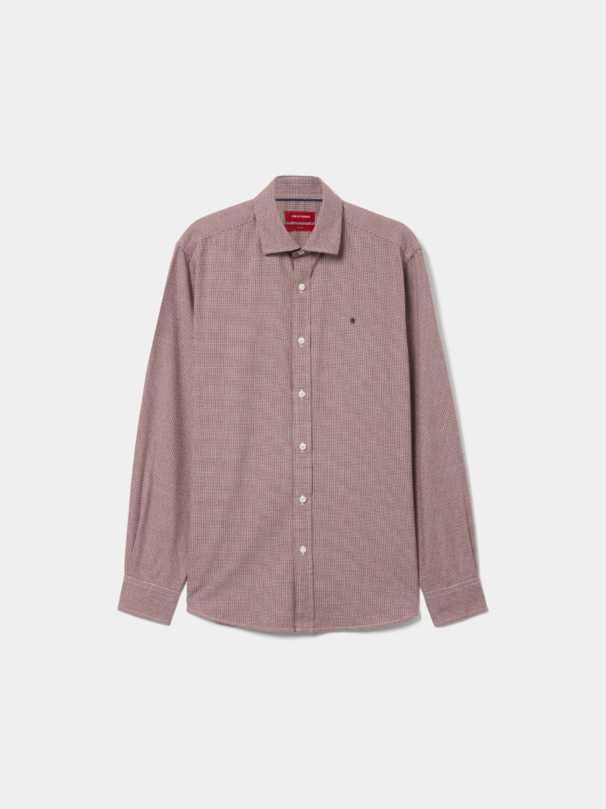 Camisa slim fit micropadr�o
