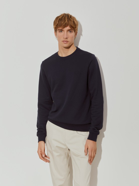Sudadera cuello redondo